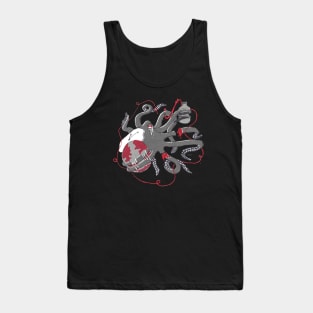 Ocean Awareness Octopus Charcoal Edition Tank Top